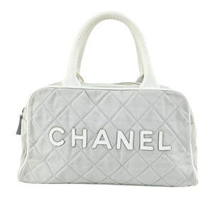 Auth Chanel Sports Line Matelasse Hand #41353C49B